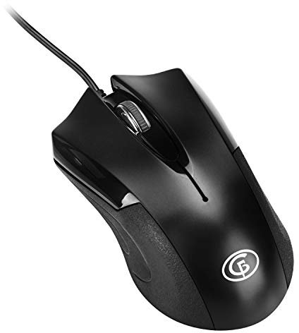 Songway Wired USB Mouse, 1000DPI, 3-Buttons, Optical Tracking, Ambidextrous PC/Mac/Laptop