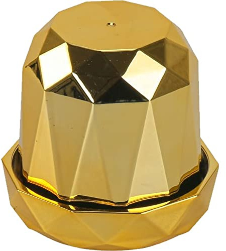 Luxylei Würfelbecher mit Deckel, plattierte Formen, Würfelbecher, Würfelhalter für Brettspiele, Desktop-Dekoration, Partyzubehör