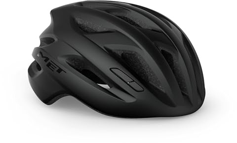 MET - Idolo Rennradhelm in Matt Schwarz Größe M (52-59 cm)