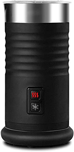 NOOFIE Vaporizador de Leche Eléctrico Espumador de Leche Eléctrico Espumador de Leche Automático Máquina de Leche Multifunción Recubrimiento Antiadherente 200Ml Automático para Calentamiento en Cal