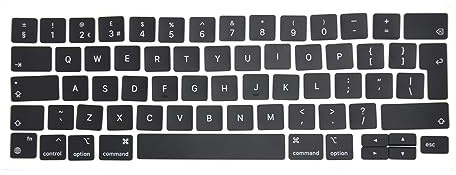 Pardarsey New Replacement UK Keyboard Keycaps Keys,Full Set of Replacement UK Keycaps QWERTY Compatible for MacBook pro 13.3 Model A2338 M1 2020-2021 Year EMC 3578