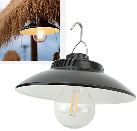Topyond Campinglampe,Campinglampe Aufladbar,USB,3,7v,Einstellbare Helligkeit, Multifunktional, Retro, Tragbar, Hängende Outdoor Lampe