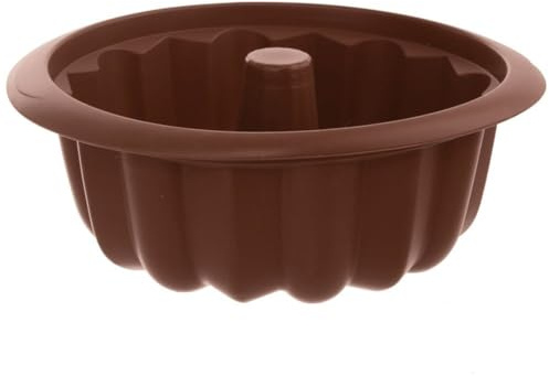 orion group Gugelhupfform aus Silikon Kuchenform Napfkuchenform mit Kamin SILLINIE 26 cm