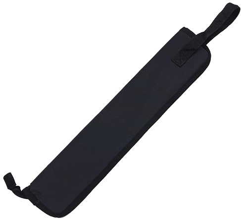 Schlagzeug Stab Tasche mit Tragegriff und Doppelhaken aus Pvc | 1 Stück, Tragbar und Gepolstert, Schwarz, für Floor Tom und Schnellen Zugriff bei Unterrichtsmaterial