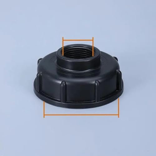 1000L Tote Tank Fittings S60X6 Thread to 1/2 3/4 1 Garden Hose Connector Tank Replacement Adapter-3-4