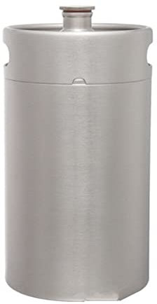 RLVYTA Heimbrausystem Mini Fass Bier Growler Tragbare Bierflasche Home Bierherstellung Weinbar Zubehör Werkzeug Heimbrau-Sets(2L-W13.4xH19.5cm)
