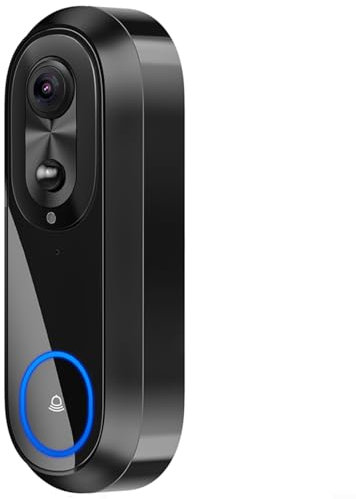 ZYNCUE WIFI Enabled Smart Intercom Video Doorbell In 1080P HD Compatible With The For Tuya Application; Weather Resistant Build