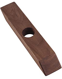 ETZRYSYB Soporte de madera para botellas de vino, creativo, práctico, para sala de estar, decorativo, para exhibición de vino tinto (nogal)