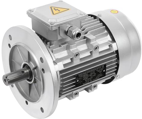 230/400V Elektromotor Dreiphasen-Asynchronmotor 3-phasen Drehstrom Kupferspulen Drehstrommotor -15≤0≤40℃ Hochgeschwindigkeitsmotor für Maschinen Industrie Bergbau (MS90S-2-1.5KW-B5-24mm)