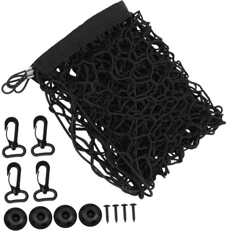 TOPBATHY Rete Portaoggetti per Bagagliaio Auto Rete Elastico per Sicurezza per Suv e Accessori da Campeggio Resistente e Facile da Installare