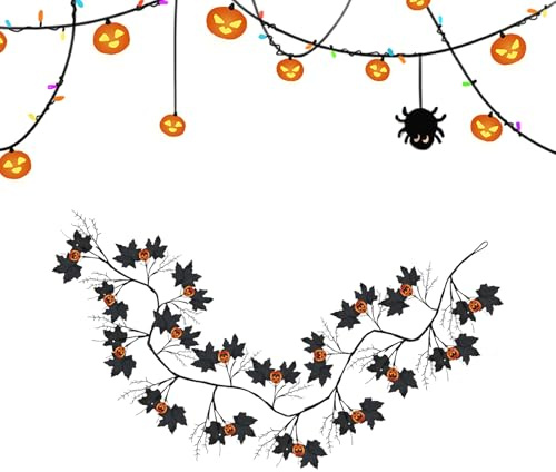 Luces De Vid Halloween Decoración Guirnalda Sauce LED 54 Luces