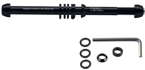 Adattatore Perno Passante Per Rulli Bici - Perno Passante 12x142-148mm P1.5/P1.75/P1.0 | Adattatore Ruota Posteriore Per Ciclismo Indoor | Compatibile Con Rulli Allenamento Per Mountain E Strada
