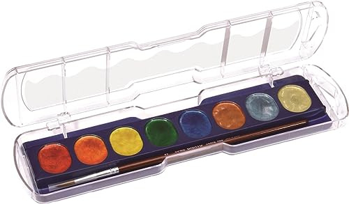 GIOTTO 949304 Metallic-Aquarellfarben, 8 Stück