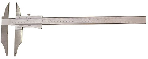 CNC QUALITÄT Werkstatt- Messschieber 300 mm mit Spitzen - rostfreier Stahl - Schnabellänge 100 mm