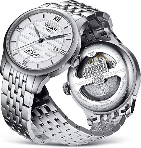 Tissot Herren-Uhren Analog Automatik One Size Edelstahl 87365948