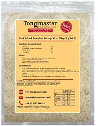 Pork & Leek Sausage Complete Mix - 100g