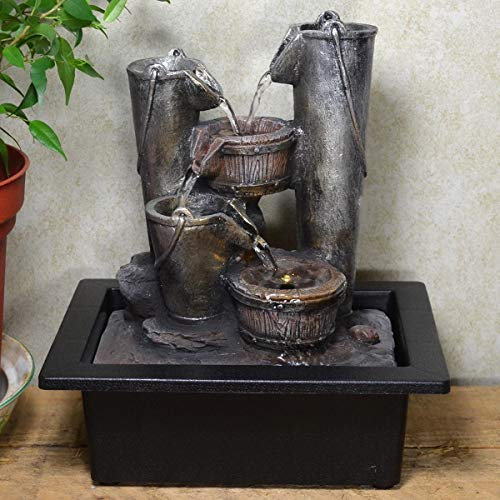 Bucket Cascade Indoor Fountain Water Feature