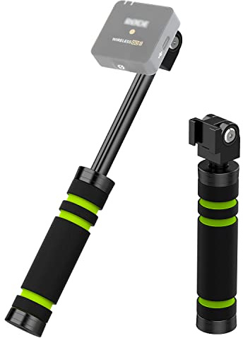 YOUSHARES Interview Microphone Handle - Rode Interview Go Handheld Metal Retractable Handle Reporter Dynamic Microphone for Interviews, Compatible with Rode Wireless Go ii Microphone