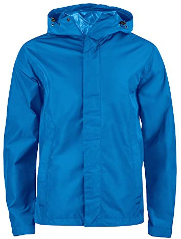 NSTF Giacca Spolverino Uomo Impermeabile Antivento Tessuto Resinato XS - 4XL (L, ROYAL)