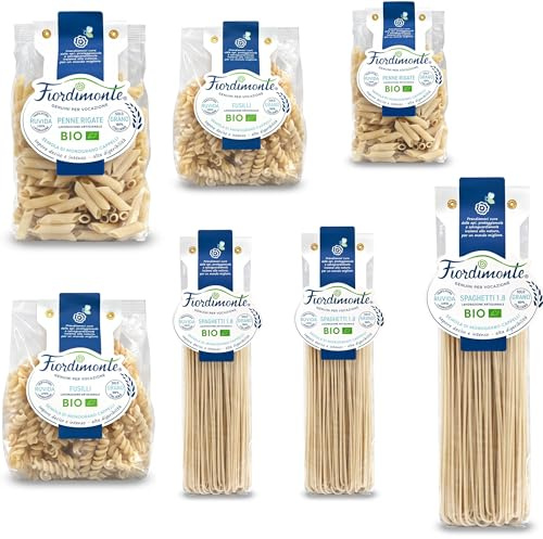 Senatore Cappelli Pasta Originale dal 1915 Grani Antichi, Italiano 100% Artigianale Trafilata al Bronzo a Bassa Temperatura (7x500g)