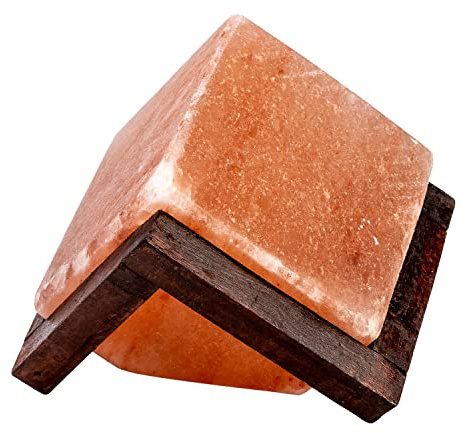 SUPERBUTELKI.PL Lámpara de Sal del Himalaya 3–5 kg de Punjab Pakistán – Lámpara de Cristal Natural en Piedra de Sal