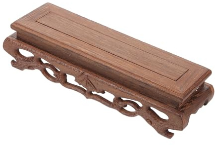 Cabilock Wooden Display Stand for Potted Plants and Reliable Tabletop Holder for Home Office Decor Elegant Wooden Riser for Vases and Figurines for Indoor Gardens and Corridors