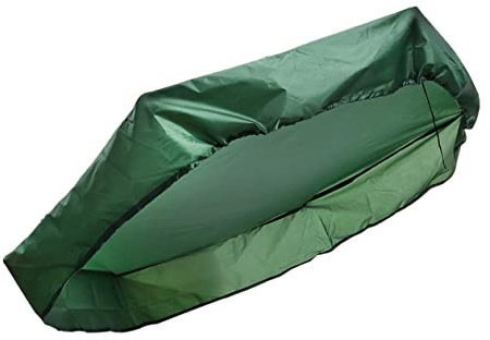 STOBAZA Sandpit Cover Hexagon Oxford Green Sunshade Bunker Outdoor Protection Canopy Sandbox Cover for Garden Playtime