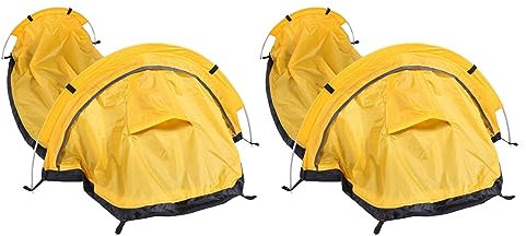 TsoLay 2X Ultraleichtes Biwak Zelt Einzel Person Rucksack Biwak Zelt Wasserdichter Biwak Sack für Camping ÜBerlebens Reisen Im Freien