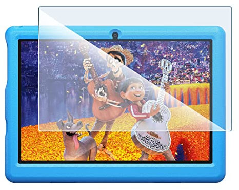 KARYLAX Flexibler Glas-Displayschutz, 9H-Härte, kratzfest, Schutzfolie kompatibel für Wqplo 7 Zoll Kinder-Tablet