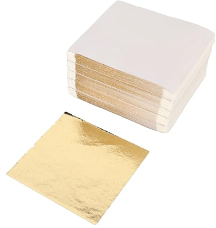 Bladguld 500 Stycken Imitation Gold Leaf Oätliga Lätt Att Använda Glitter Hushållshantverk