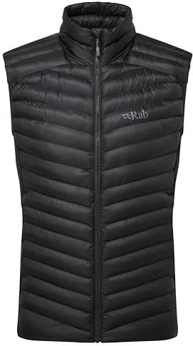 Rab Men's Cirrus Flex Vest Lightweight Insulated Gilet for Trekking, Skiing, & Climbing - Black - Large