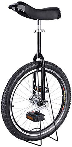 VDLLQYN, 24/20/18/31 Zoll Einrad, Einrad mit rutschfesten Rädern, Bergreifen, Reiten, Selbstausgleichsübung, Balance-Fahrrad, Reiten, Outdoor-Sport, Fitness-Übung,Einrad(Black,18inches)