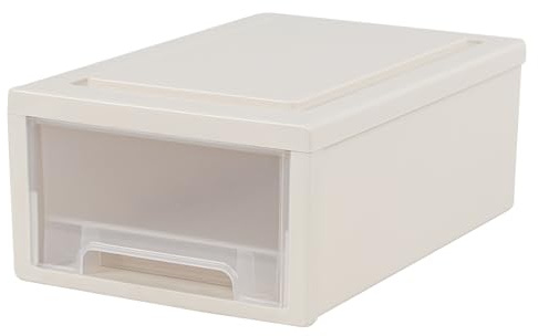 Rinboat Cajones de almacenamiento de plástico de 13 L, cajón apilable de escritorio, 1 paquete