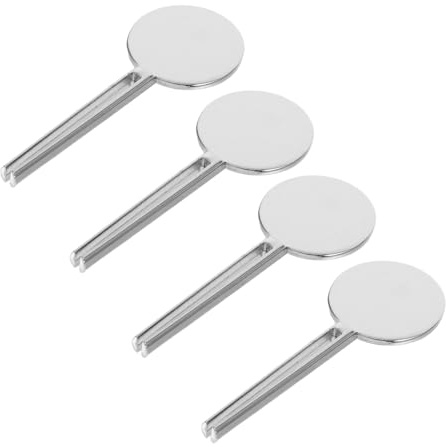 POPETPOP Lot De 4 Presse-tubes De Dentifrice : Presse-tubes De Dentifrice Pour Un Vidage Efficace – Distributeur Manuel En Acier Inoxydable Pour La Maison Et L'hôtel