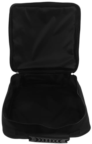 FUNOMOCYA Ev Charger Storage Bag, Portable Electric Vehicle Cable Organizer, Black Square Ev Charging Cord Carrying Pouch for Travel and Car Tool Storage