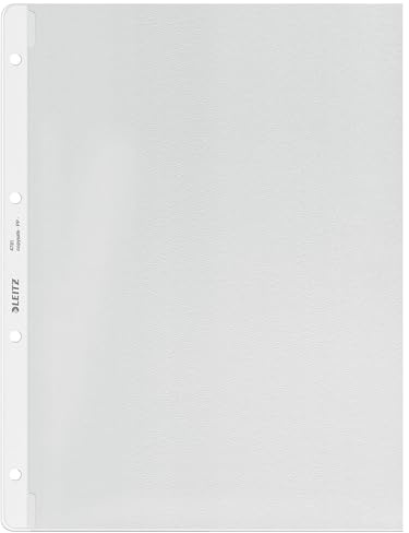 Leitz Prospekthülle, A4, PP, genarbt, dokumentenecht, farblos (100 Stück)