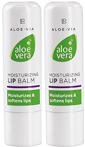 LR ALOE VIA Aloe Vera Lip Care Stick Lippenpflegestift (2x 4,8g)