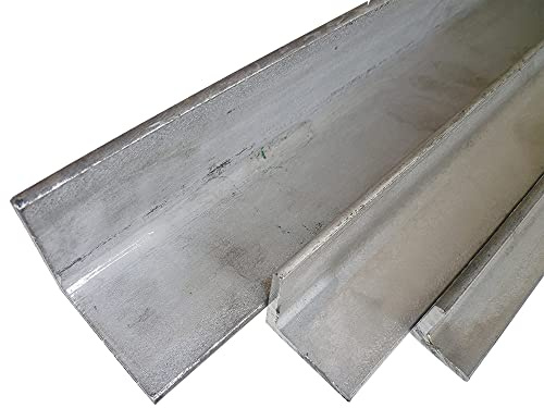 B&T Metall Edelstahl Winkel, 30x30x3 mm, V2A, 1.4301, Länge 1000 mm | gewalzt Winkel, Toleranz +0/-3 mm