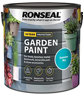 RONSEAL GARDEN PAINT SUMMER SKY 2.5L [38514]