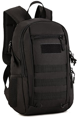 Selighting 12L/20L Mini Taktisch Wanderrucksack Molle Schultasche Rucksack Wasserabweisend Daypack Militärisch Schulrucksack Sporttasche für Outdoor Sport