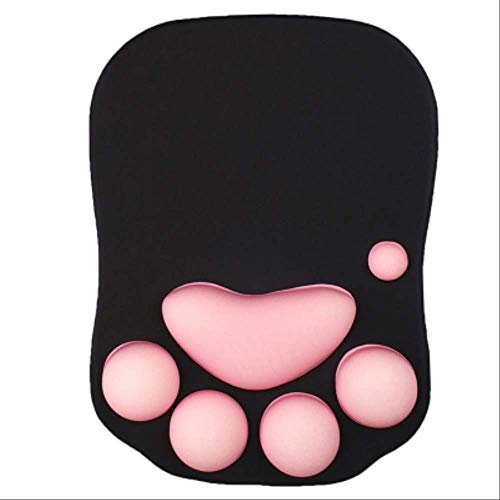 3D Mauspad Weiche Silikon Nette Katzenpfote Mauspad Handgelenkstützen Kissen Mousepad Für Kinder Laptop Computer Mousepad Blackpink