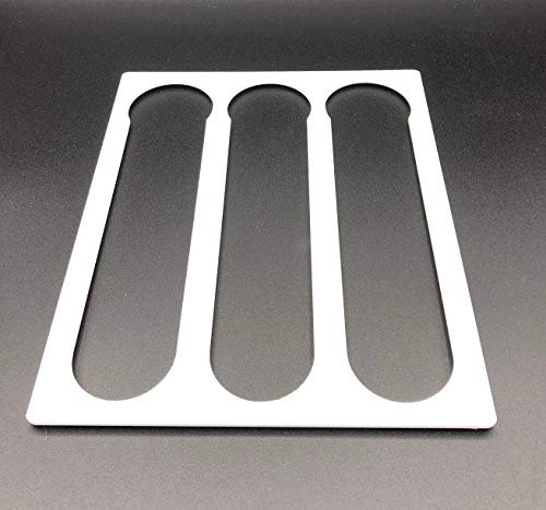 COVERBAGBCN - Porte-Capsules de Café pour 12 capsules | Compatible avec Dolce Gusto | Support de Capsules en Méthacrylate | Installation Versatile pour le Stockage de Capsules de Café (blanc)