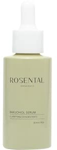 Rosental Organics Bakuchiol Serum (30ml) - Gesichtspflege gegen Unreinheiten & Akne - Anti-Aging Gesichtsserum - Klare Haut - Retinol Alternative - 100% Vegan & Naturkosmetik - Made in Österreich