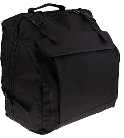 Hellery Black Bass Piano Akkordeon Bag Akkordeon Rucksack für Bass Akkordeon, 120 Bass