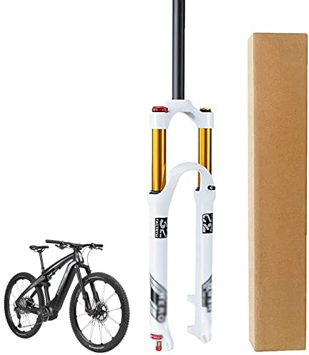 WZFANJIJ Gabel MTB Federgabel Federweg 120mm,1-1/8 Straight Tube/Tapered Tube Mountainbike Gabeln,StraightPipeManual-29inches