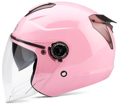 Galatée Doppelvisierhelm ABS Kombiniert Mit Verdicktem EPS | Weiches und atmungsaktives Futter. Die 7-teilige Schnellverschlussschnalle bietet besseren Fahrschutz