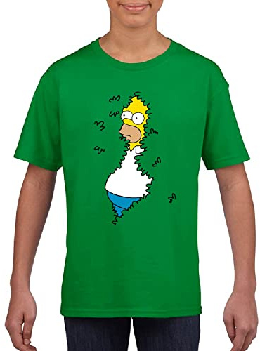 Arbustos Homer - Camiseta Manga Corta de niño