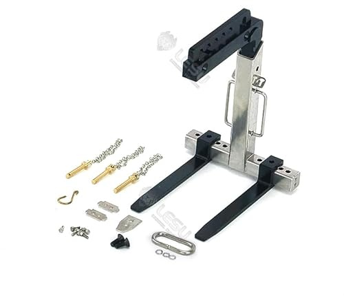 LESU Metall Manuelle Balance Gabel mit Holzgabel für 1/14 RC Hydraulische Kran Traktor Dumper