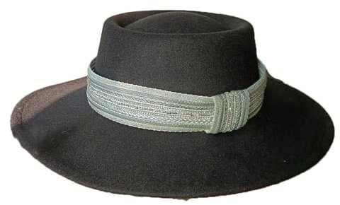Damenhut für Herbst und Winter, Krempe, Jazz-Hut, Schleife, Fedora-Hut, Retro, Wollhut, -, Einheitsgr��e