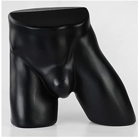 XPYGF565 Schaufensterpuppe Torso Mann unterwäsche Badeanzug schaufensterpuppe Torso Display Neigung Modell Kleiner halb körper Torso männerunterwäsche Zeigen schaufensterpuppe, schwarz Schneiderpuppe